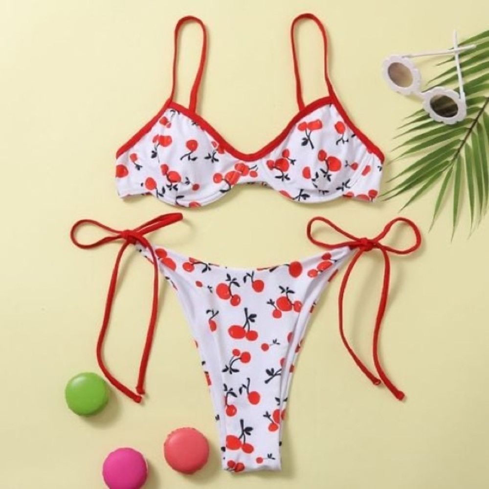 Cherry Swimsuit Top